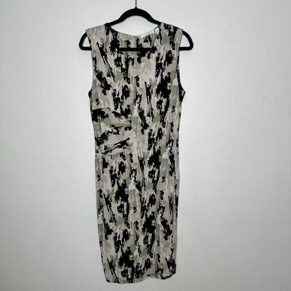 Hugo Boss Dresses & Skirts - Hugo Boss Abstract Asymmetric Endrisa Faux Wrap Dress Size M